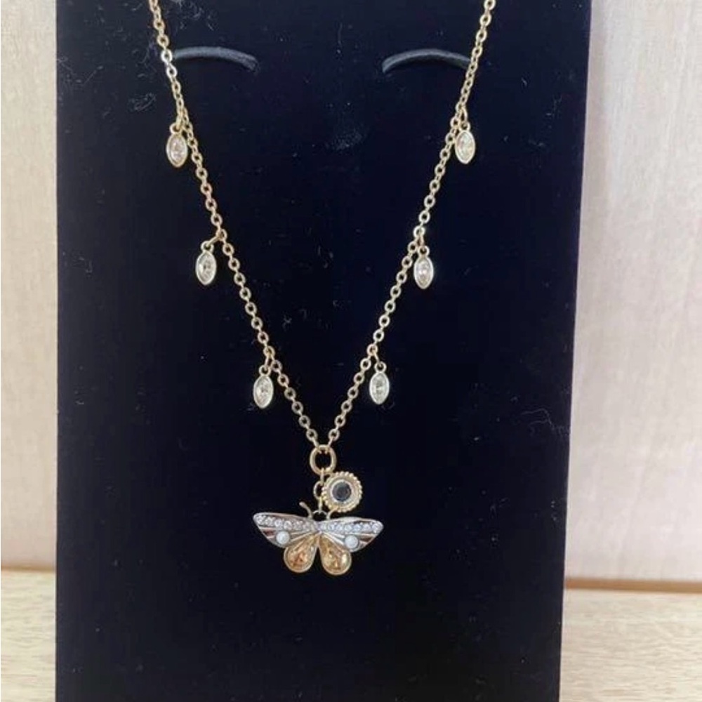 Swarovski Crystal Butterfly Necklace